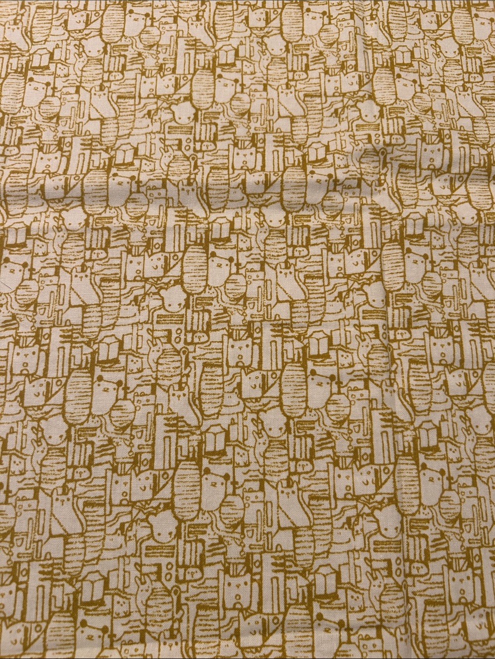 Tokyo Train Ride Shibuya Lime cotton fabric